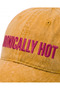 قبعة بيسبول مطرزة قابلة للغسل بتصميم ''IRONICALLY HOT'' - 3