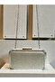 Gold Laser Patterned Women's Evening Dress Bag Wedding Engagement Graduation - 5