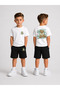Children's T-Shirt and Shorts Set Printed Cotton Summer Combination