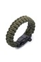 Khaki Paracord Bracelet with Compass M3 - Survival Bracelet - 4