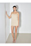 Esvab • Modern & Distinctive Square Collar Rope Strap Knitwear Mini Dress - 2
