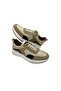 Men's Genuine Leather Beige Inner Leather Lining Eva Sole Casual Shoes with Rubber Laces - 2
