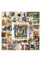 50pcs 50PCS Retro Medieval Art Poster Pattern Sticker DIY Phone Laptop Luggage Skateboard Graffiti D