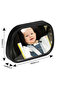 Adjustable Car Baby Rearview Mirror 2 In 1 Convex Safety Mirror For Rear Seat Child Observation D... - 6