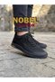 100% Genuine Leather Men's Orthopedic Half Shoes, Non-Slip Stitched Rubber Sole (557-558-582)