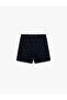 Lace-Up Pocketed Comfortable Fit High Waist Shorts - 6