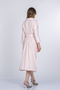 Women's Summer Pink Elvina Modern Double Breasted Dress Stylish Casual Comfortable Dress 50393 - 6
