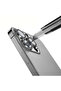 iPhone 15 Pro Compatible Camera Lens Protector Micro Glass T38357 - Silver - 5