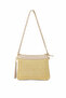 Women's Straw Portfolio & Clutch Bag Mink - 3