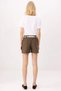 Women's Shorts Skirt High Waist Mini Length Shawl Belted Plain Pattern Woven Fabric Narrow Leg Spring Autumn - 5
