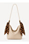 Luvien Leopard Scarf Pearl Chain Multi-Purpose Design Necklace - Bag Chain - Belt - 4