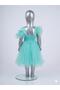 Girl's Layered Tulle Princess Wedding Dress Evening Dress with Bow on the Back-Aby-0050 New Model - 4