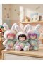 Nansi Figure Doll - 17 cm Plush Costume Doll with Pacifier and Ribbon - 6