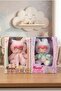 Nansi Figure Doll - 17 cm Plush Costume Doll with Pacifier and Ribbon - 8
