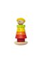 Jill Wooden Clown Colorful Rings Tower Game