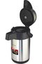 3.5L Stainless Steel Double-Wall Airpot Flask with Manual Pump Lid - 2