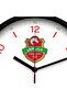 Clokify Shabab Alahli FC Wall Clock, 25 x 25 cm, Non-Ticking, Silent Movement, Energy Saving - 7