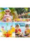 Silk Route - 8 Pcs Reusable Drinking Straws Hawaiian Party, Summer Pool Luau Favor Plastic Straw Decorations Supplies Beach Theme - 6