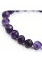 Natural Healing Stone Bracelet |   Amethyst Natural Stone Bracelet Faceted Cut 10 mm Energy Stone - 2