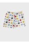 Boy's 100% Cotton Fabric White Color Fish and Stars Patterned Athlete Boxer Set - 2