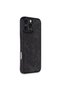 Apple iPhone 16 Pro Case Aras Leather Cover - Black - 2
