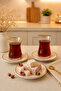 Gold Gilded 6-Person 12-Piece Cream Tea Set - 5