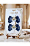2-Pack Little Mini Lux Dark Blue Grogen Ribbon with Stone Closure, Holidays, Celebrations, Special Day
