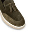 Men's Genuine Suede Green Tasseled Loafer - 3