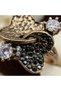 Bronze Vintage Women's Ring Authentic Copper Jewelry Margazite Worked Interlocking Heart Model Adjustable - 2