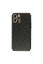 Apple iPhone 12 Pro Max Case Coco Carbon Silicone - Black