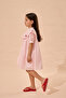 Strawberry Embroidery Cotton Dress Pink - 2