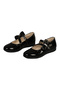Arz Velcro Patent Leather Girls' Ballerina Shoes - 3