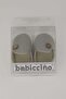 Baby Boy Booties Shoes with Jut Buttons, Size 18-19, Gray - 4