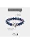 Violet Women's Bracelet, 925 Sterling Silver, Beaded Bracelet, with Shell, Handmade Adjustable Jewelry - 7