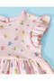 Infant Girls Pink Printed Dress - 2