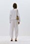White Ellie Linen Balloon Pants - 2