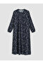 Original Hakim Collar Patterned Dress - 5