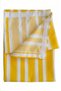 Durable Thick Outdoor Striped Balcony Curtain and Sunshade Models - Balcony Sunshade and Tarpaulin 70 cm One-Piece Lace-Up Yellow and White - 3