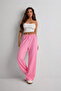Bubble Fabric Loose Wide Leg Relaxed Fit Women's Sweatpants - 3