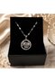 Flower Bouquet Figured Stone Women's Necklace - Elegant Steel Necklace That Does Not Tarnish