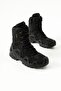 Ss602 Genuine Leather Zippered 4-Season Outdoor Boots - Black, Size 43 - 2