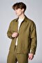 Men's Classic Collar Zippered 100% Linen Breathable Cool Jacket - 4