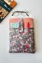 Christie Pocketed Fabric Book Cover Book Organizer - 2