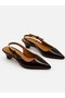 Elegant Women's Shoes Open Back Low Heel Shoes Modern Feminine Design - 8