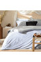 Lorenza 100% Cotton Double Duvet Cover Set 200X220 cm Marin Blue/Soft Blue - 2