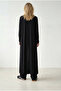 Women's Black Blouse Pants Cardigan 3-Piece Knitted Set Tkm-19000501 - 6