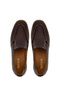 Women's Genuine Leather Brown Loafer Shoes - 6