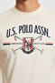 Men's Regular Fit Crew Neck Cream T-Shirt 50322479-Vr071 - 6