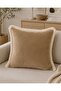 Tasseled Milk Coffee Cushion Cover - 4