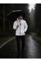 Men's Seasonal Hooded Windbreaker New Season Lightweight Fabric Lined Proof Seasonal Raincoat - 2